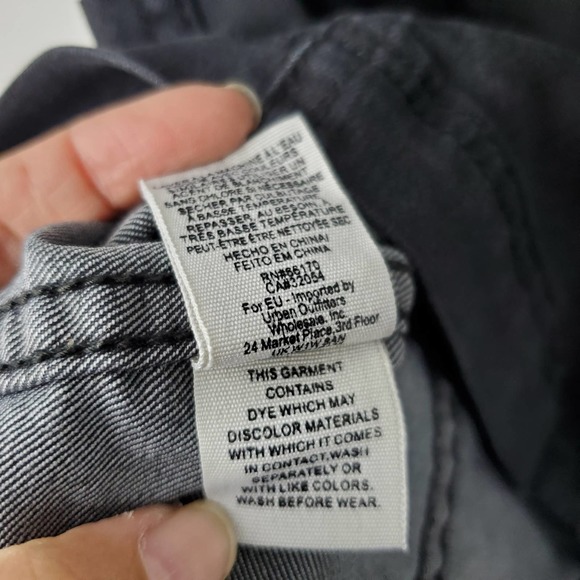 Free People Modern Femme Women's Size 10 Zip Up Mini Denim Skirt - Picture 6 of 6